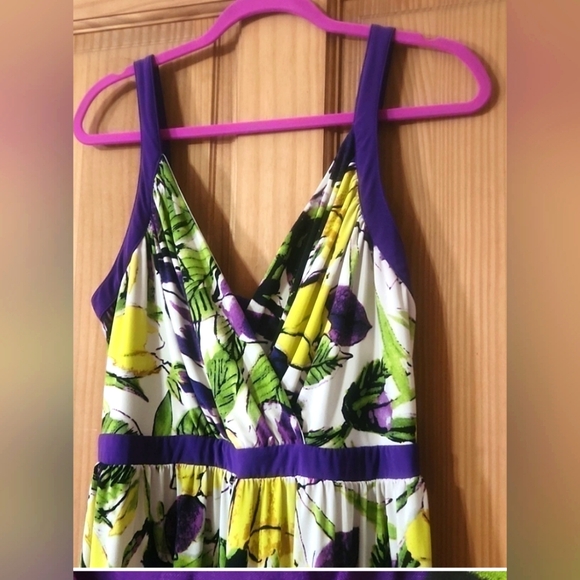 EC Lane Bryant Floral Maxi Dress - Picture 4 of 10